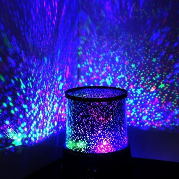 Projecteur de lumière LED colorée en forme d'étoile (couleur aléatoire)