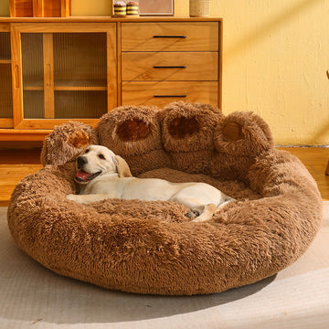 Niche chaude pour chien de taille moyenne et grande, corgi, golden retriever, lit, canapé, matelas doublé polaire