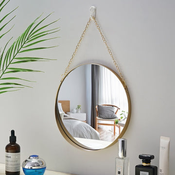 Miroir mural de salle de bain en fer forgé