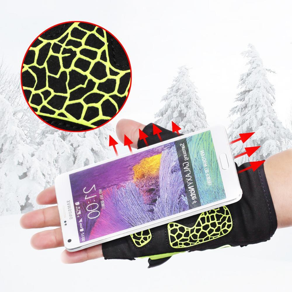 Fingerlose Outdoor-Sport-Fahrradbeleuchtungshandschuhe