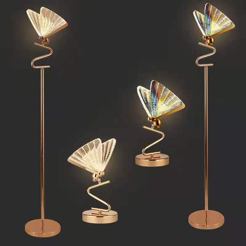 Heißer Verkauf Schmetterling Lampe Kronleuchter für Wohnzimmer Schlafzimmer Nacht Treppe Halle Restaurant Art Indoor Beleuchtung Dekor
