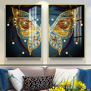 Kunstgalerie Wohnzimmer Dekorative Leinwand