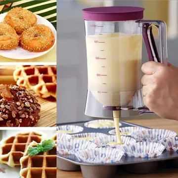 Distributeur manuel de pâte à cupcakes et crêpes de 900 ml